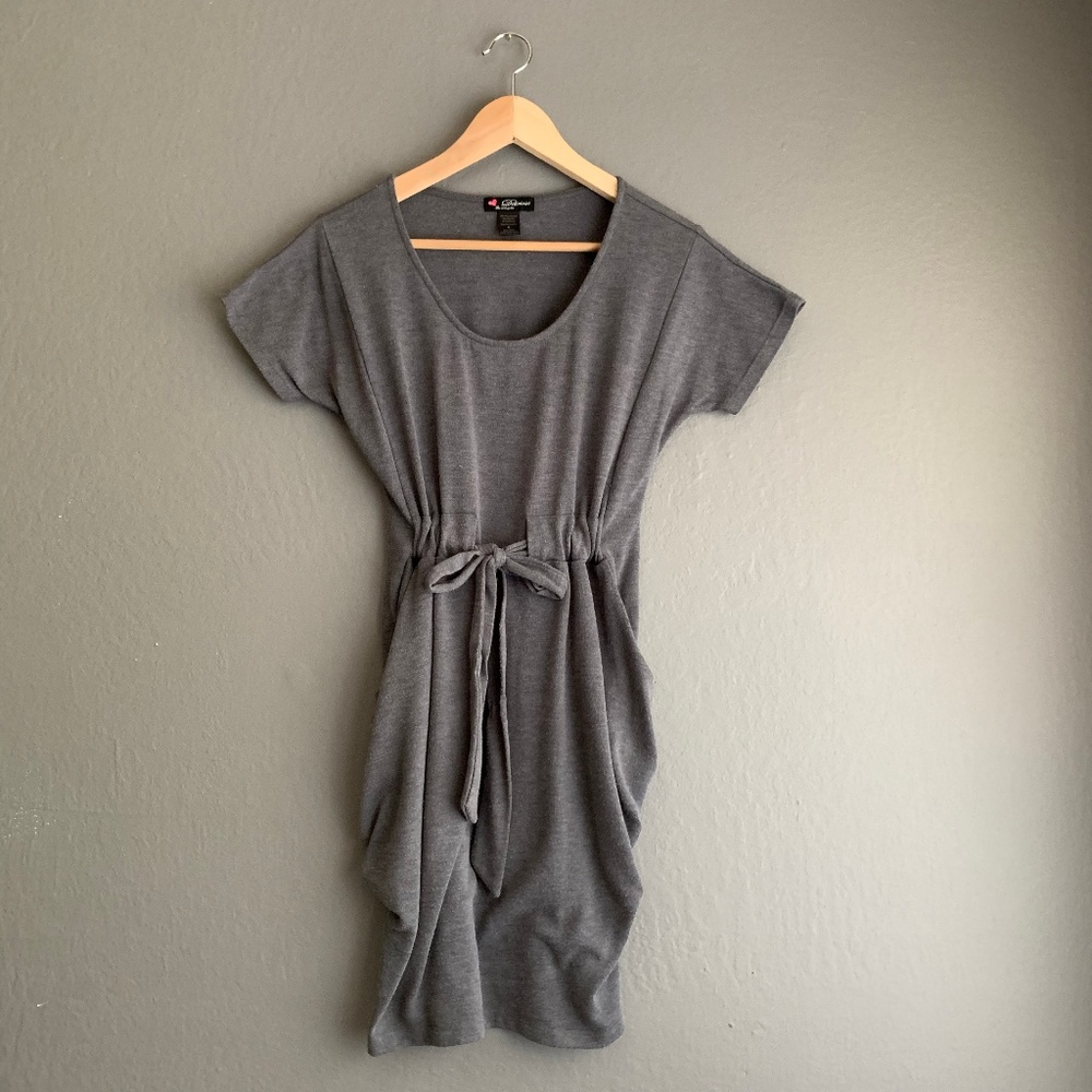 SOLD! Delirious LA Tie-Waist Shirt Dress Pockets - Picture 2 of 8